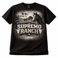 SUPREMO RANCH BLACK T-SHIRT