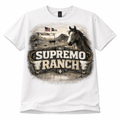 SUPREMO RANCH WHITE T-SHIRT